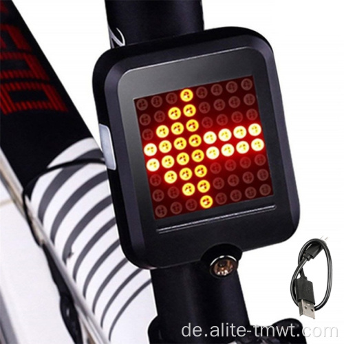 Smart Bike Drehen signalisiert Schwanzschutzlicht